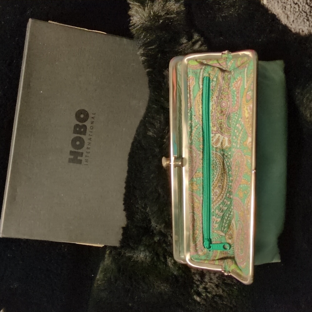 Hobo International Celadon Vintage leather wallet